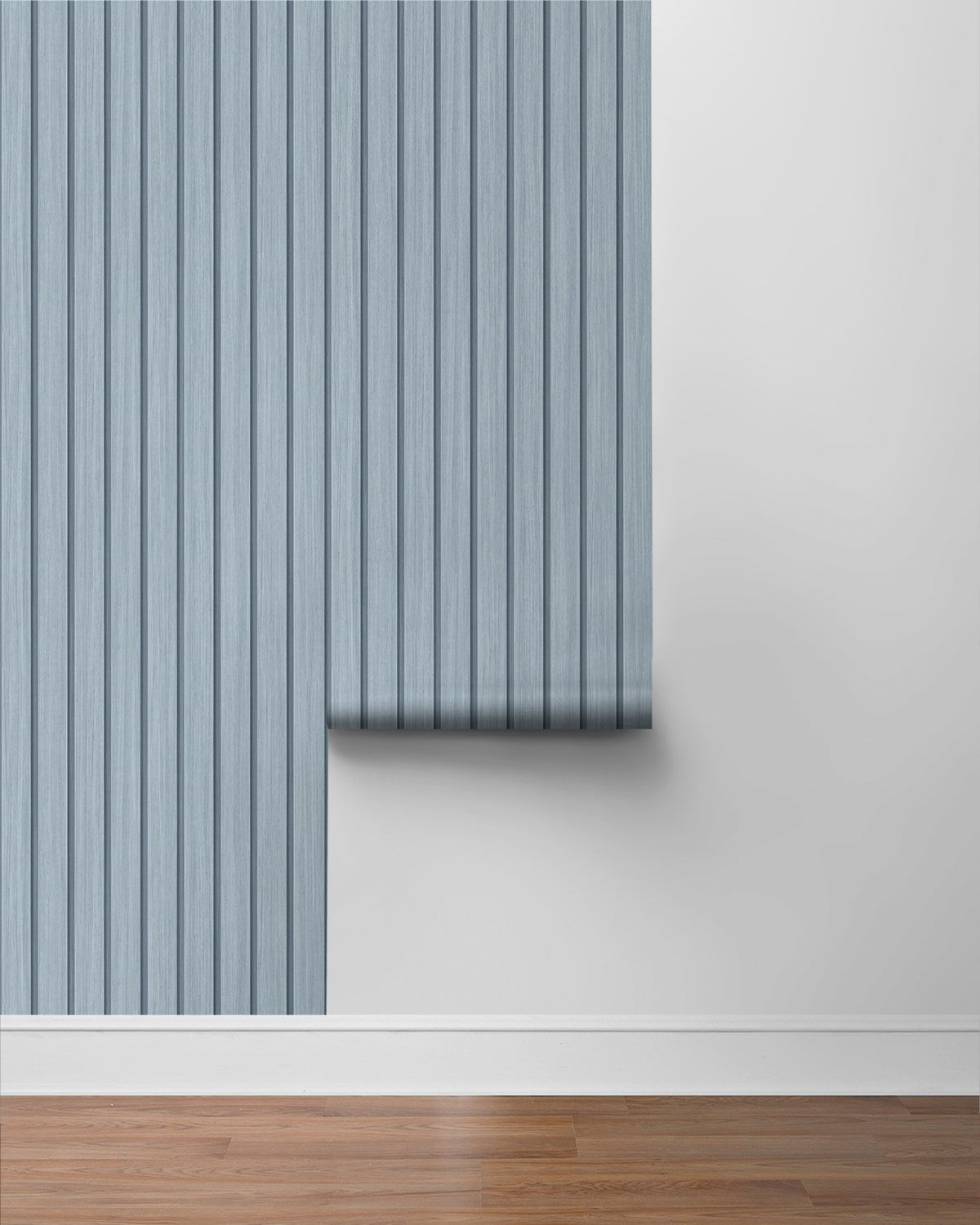 NextWall Faux Wooden Slats Blue Skies NextWall Faux Wooden Slats Blue Skies