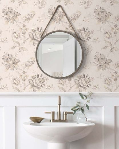 Picture of Anelda Jacobean - Linen & Latte