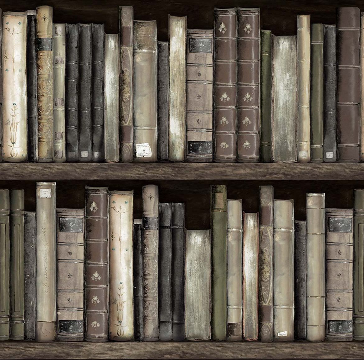 Picture of Faux Bookshelves - Shale